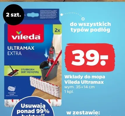 Wkłady do mopa Ultramax promocja w Netto
