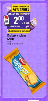Krakersy solone Chrup promocja w POLOmarket