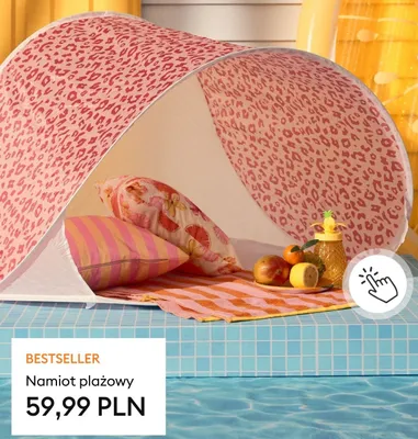Namiot plażowy promocja w Sinsay