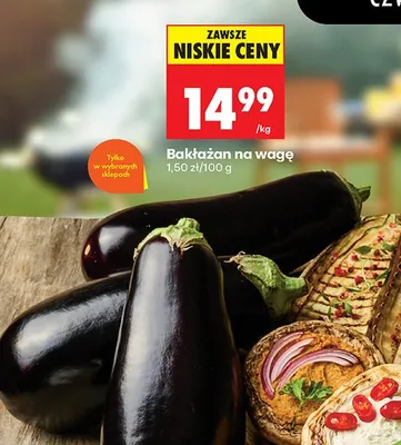 Bakłażan na wagę promocja w Biedronka