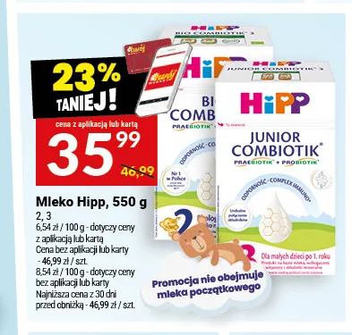 Mleko HiPP 2 promocja w Twój Market