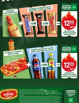 Zestaw Hot Dog Max + Baton Twix promocja w Żabka