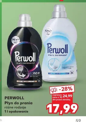 Płyn do prania Perwoll Renew White promocja w Kaufland