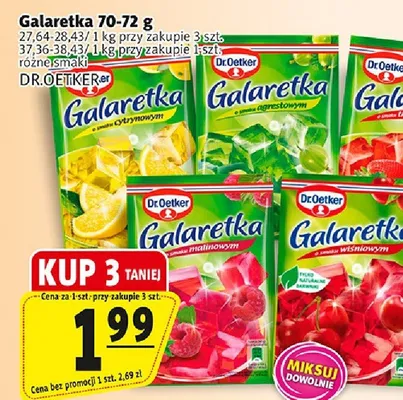 Galaretka różne rodzaje promocja w Prim Market
