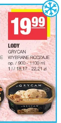 Lody Grycan promocja w SPAR
