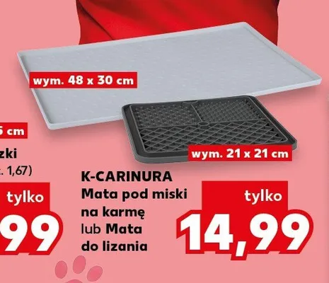 Mata pod miski na karmę K-Carinura promocja w Kaufland
