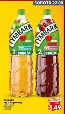 Napój niegazowany Tymbark Jabłko Wiśnia promocja w Kaufland