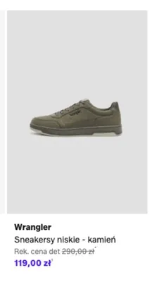 Sneakersy niskie Wrangler kamień promocja w Lounge by Zalando