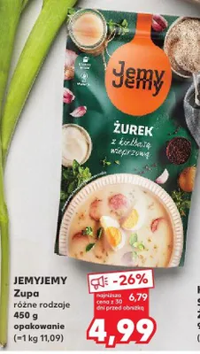 Żupa różne rodzaje promocja w Kaufland