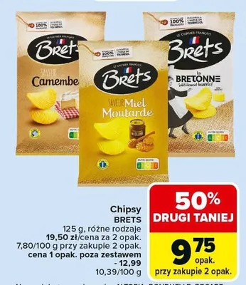 Chipsy, różne rodzaje promocja w Carrefour Market