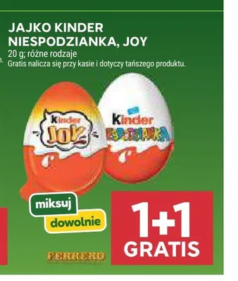 Jajko Kinder Joy promocja w Stokrotka