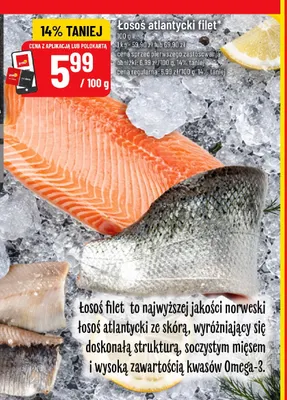 Łosoś atlantycki filet promocja w POLOmarket
