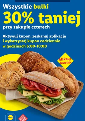 Bułki promocja w Lidl