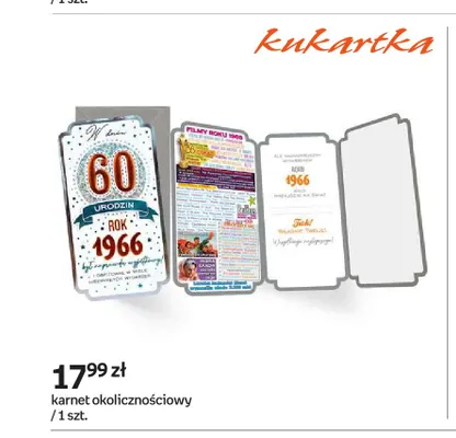 Karnet okolicznościowy Kukartka promocja w Empik