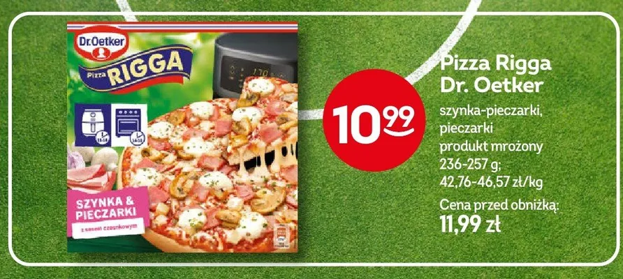 Pizza Rigga Dr. Oetker pieczarki promocja w Żabka