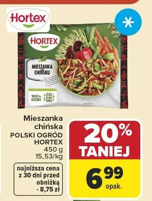 Mieszanka chińska Polski Ogród Hortex promocja w Carrefour