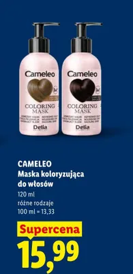 Maska koloryzująca do włosów Cameleo promocja w Lidl