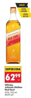 Whisky Johnnie Walker Red Soul promocja w Biedronka