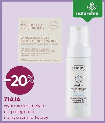 Kosmetyki ZIAJA do pielęgnacji i oczyszczania twarzy promocja w Makro