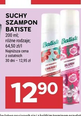 Suchy szampon Batiste Cherry promocja w Stokrotka