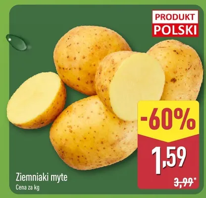 Ziemniaki myte promocja w Aldi