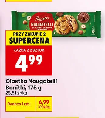 Ciastka Nougatelli Bonitki promocja w Biedronka