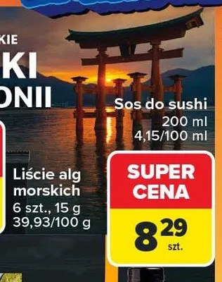 Liście alg morskich promocja w Carrefour