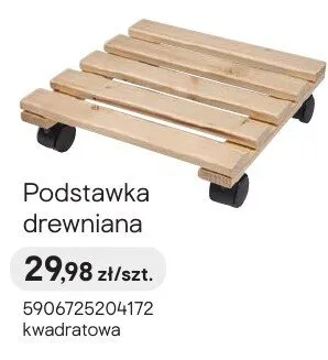 Podstawka drewniana promocja w Castorama