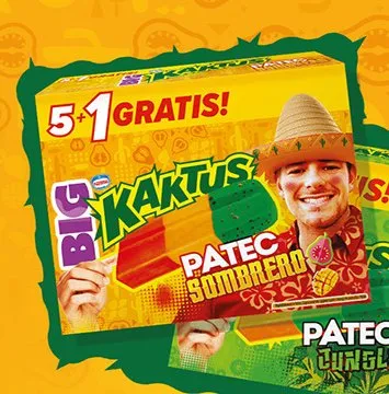 Lody Kaktus Big Patec Sombrero 6-pak promocja w Biedronka