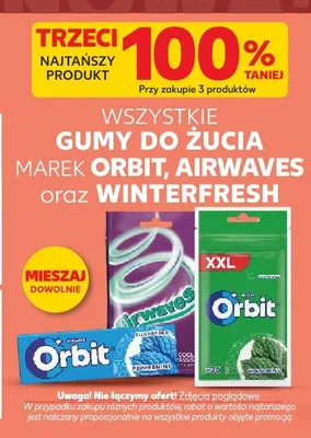 Guma do żucia Orbit promocja w Kaufland