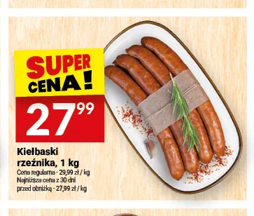 Kiełbaski rzeźnika Białecki promocja w Twój Market
