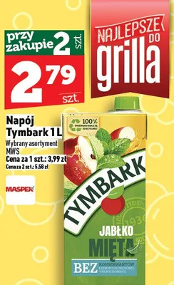 Napój Tymbark promocja w TOPAZ