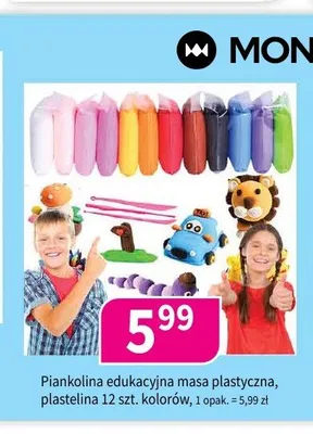Piankolina edukacyjna masa plastyczna promocja w Drogerie Polskie