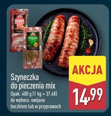 Szyneczka do pieczenia mix promocja w Aldi