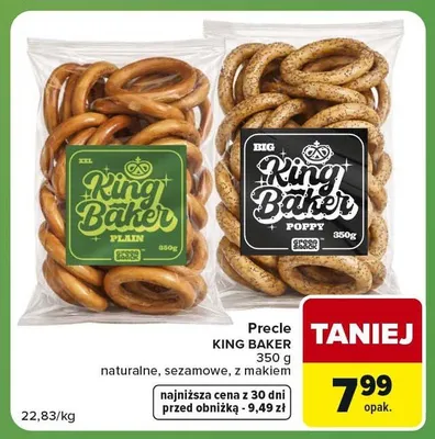 Precle z makiem King Baker promocja w Carrefour Express