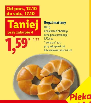 Rogal maślany promocja w Lidl