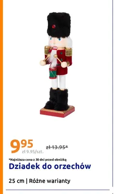 Dziadek do orzechów 25 cm promocja w Action