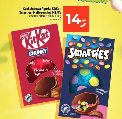 Czekoladowa figurka różne rodzaje promocja w Dealz