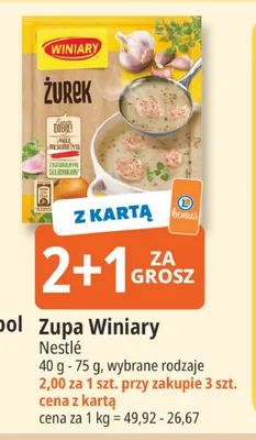 Zupa Żurek Winiary promocja w Leclerc