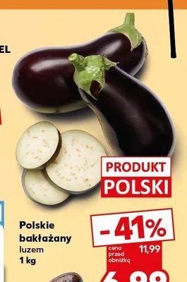 Bakłażany polskie promocja w Kaufland