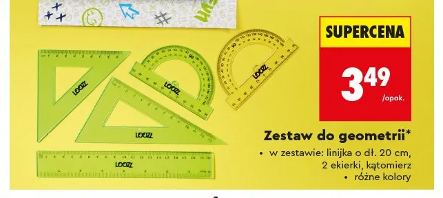 Zestaw do geometrii LOOZZ promocja w Biedronka