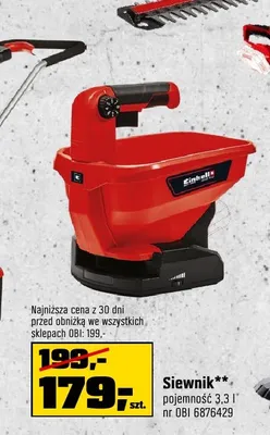 Siewnik akumulatorowy Einhell promocja w OBI