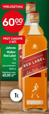 Whisky Johnnie Walker Red Label promocja w Żabka