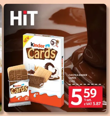 Ciastka Kinder Cards promocja w Selgros