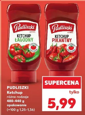 Ketchup różne rodzaje promocja w Kaufland
