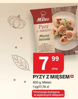 Pyzy z mięsem promocja w Chorten
