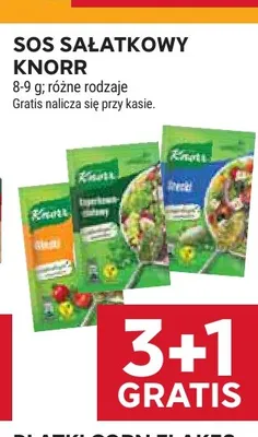 Sos sałatkowy Knorr czosnkowy promocja w Stokrotka