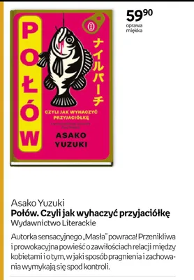 Książka Połów. Czyli jak wyhaczyć przyjaciółkę Asako Yuzuki oprawa miękka promocja w Empik