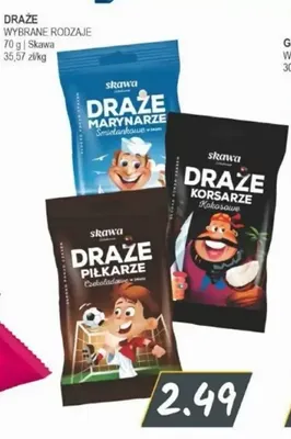 Draże Marynarze śmietankowe Skawa promocja w Słoneczko