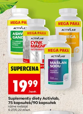 Suplementy diety Activlab promocja w Biedronka